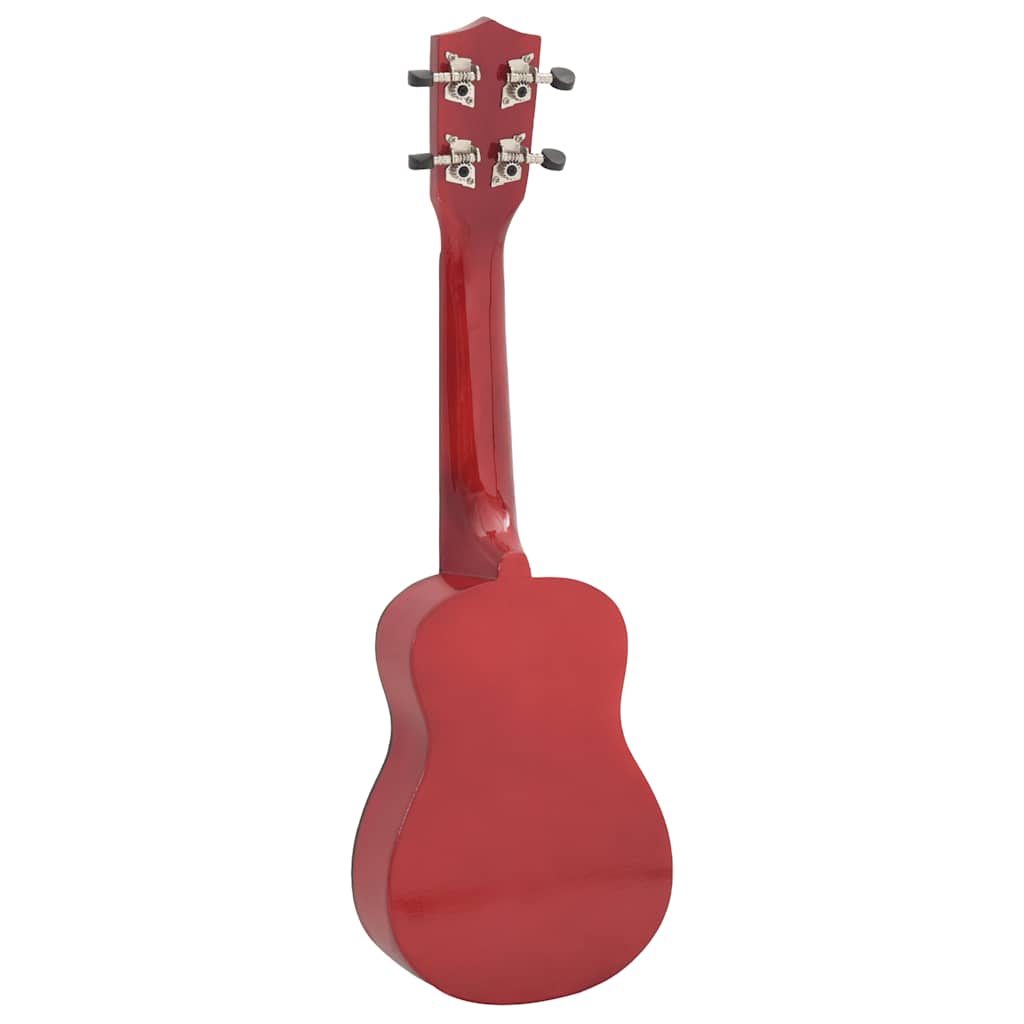 ukulelesæt sopran med taske til børn 23" lyst træ