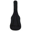 guitartaske til 4/4 (39") klassisk guitar 100x37 cm stof sort