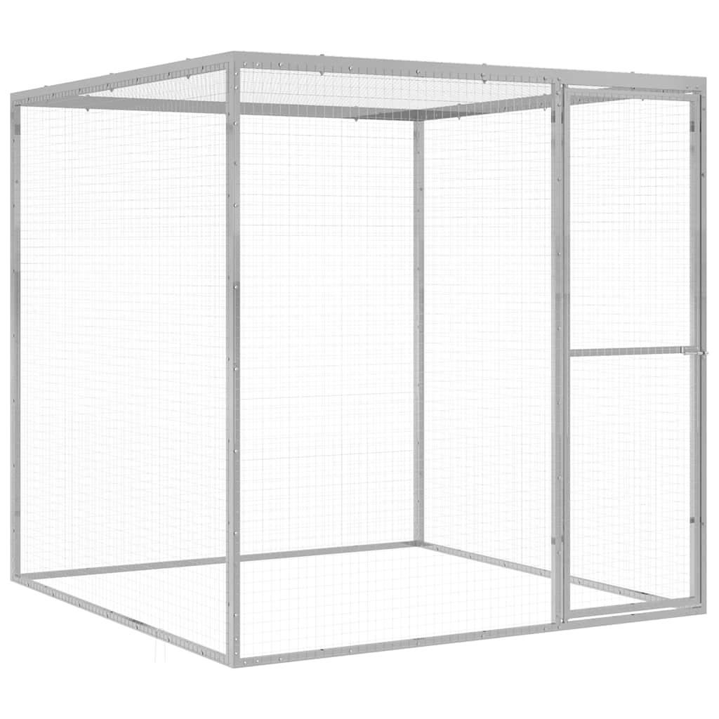 kattebur 1,5x1,5x1,5 m galvaniseret stål billede