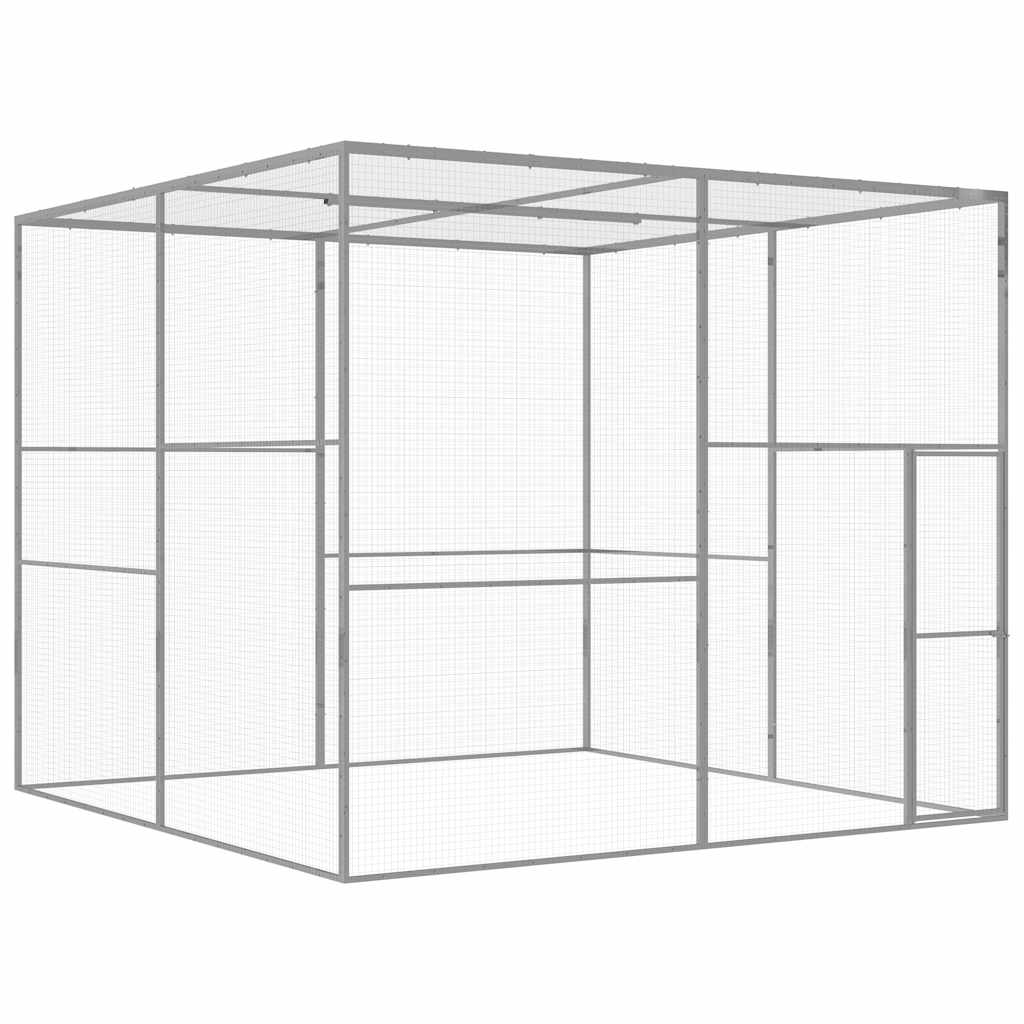 kattebur 3x3x2,5 cm galvaniseret stål billede