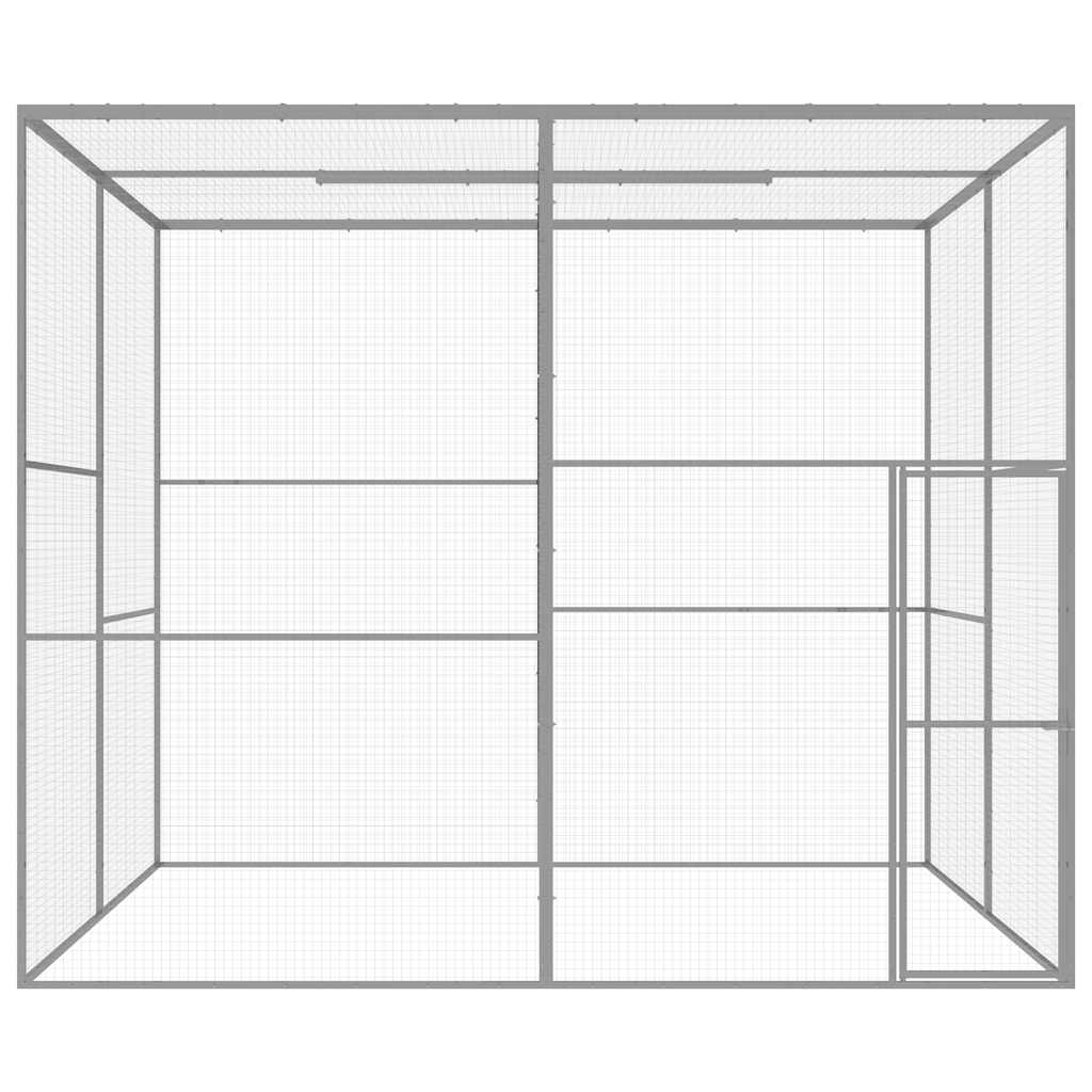 kattebur 3x3x2,5 cm galvaniseret stål