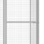 kattebur 3x3x2,5 cm galvaniseret stål