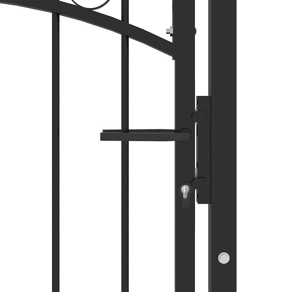 hegnslåge EMMEN med pigge stål 103x147 cm sort