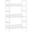 bogreol med 3 hylder 60x27,6x90,5 cm konstrueret træ hvid