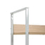 bogreol 60x27,6x90,5 cm 3 hylder konstrueret træ egetræsfarve