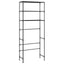opbevaringsstativ med 3 hylder 69x28x169 sort