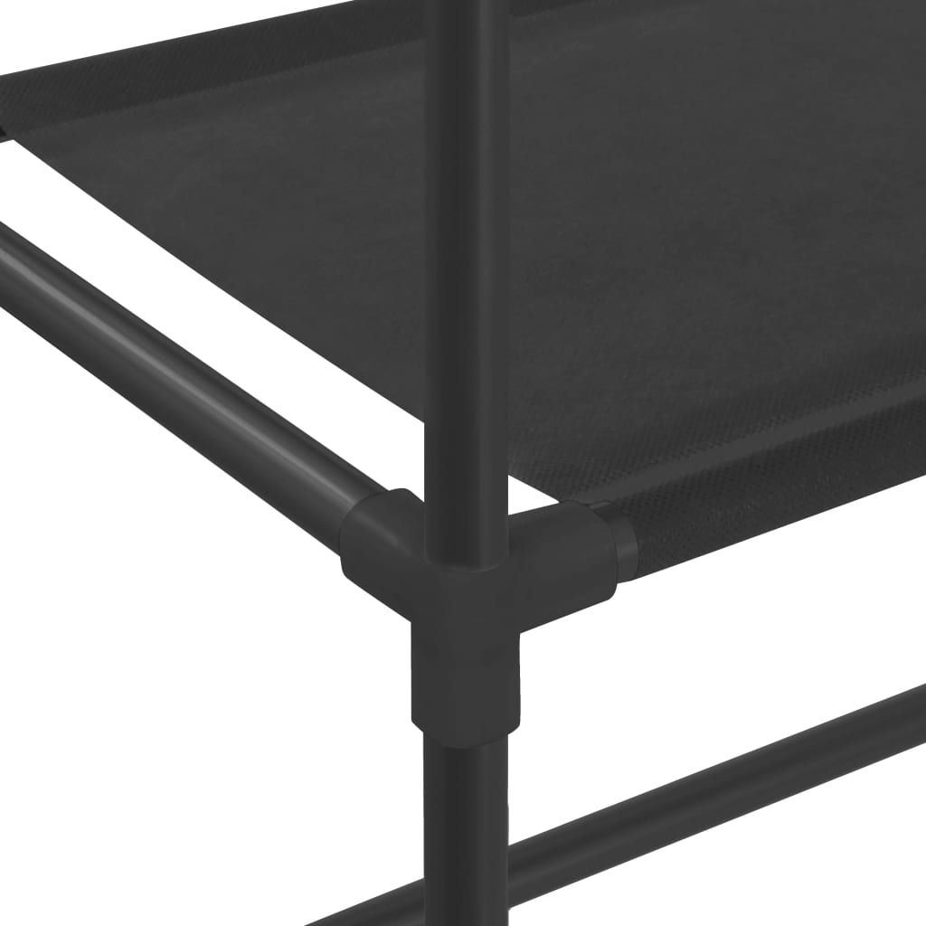 opbevaringsstativ med 3 hylder 69x28x169 sort