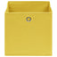 opbevaringskasser 4 stk. 32x32x32 stof gul