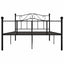 sengestel 160x200 cm metal sort