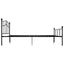 sengestel 160x200 cm metal sort