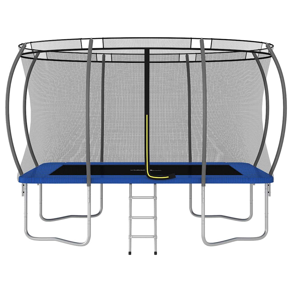 trampolinsæt 335x244x90 cm 150 kg rektangulær