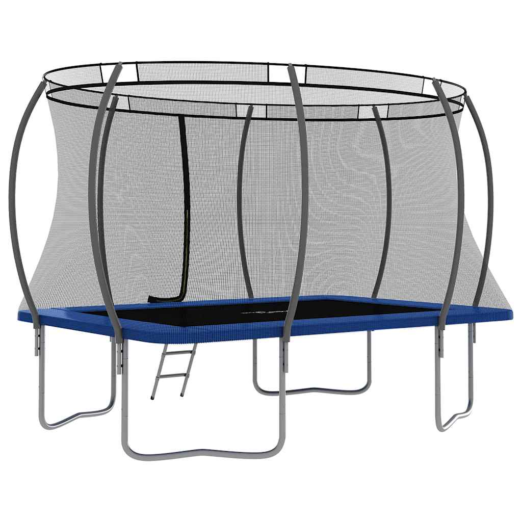 trampolinsæt 335x244x90 cm 150 kg rektangulær