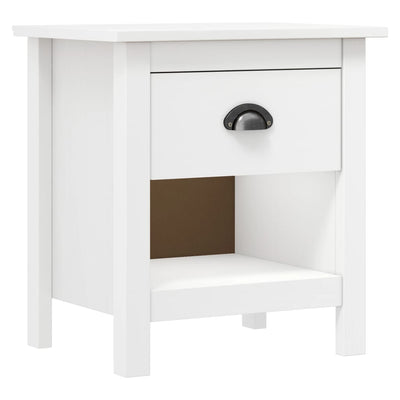 sengebord Hill 2 stk. 46x35x49,5 cm massivt fyrretræ