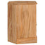 hjørneskab 60x45x60 cm massivt teaktræ