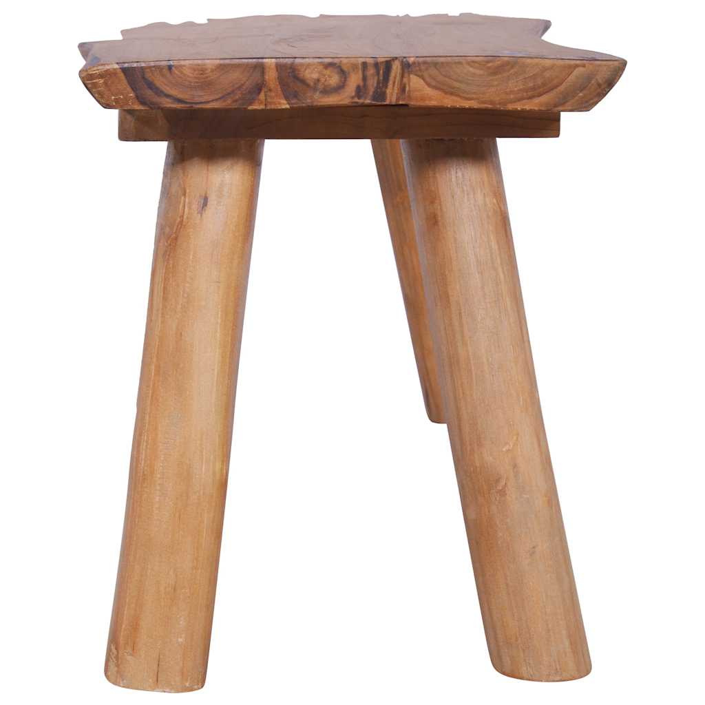 havebænk 120 cm massivt teaktræ