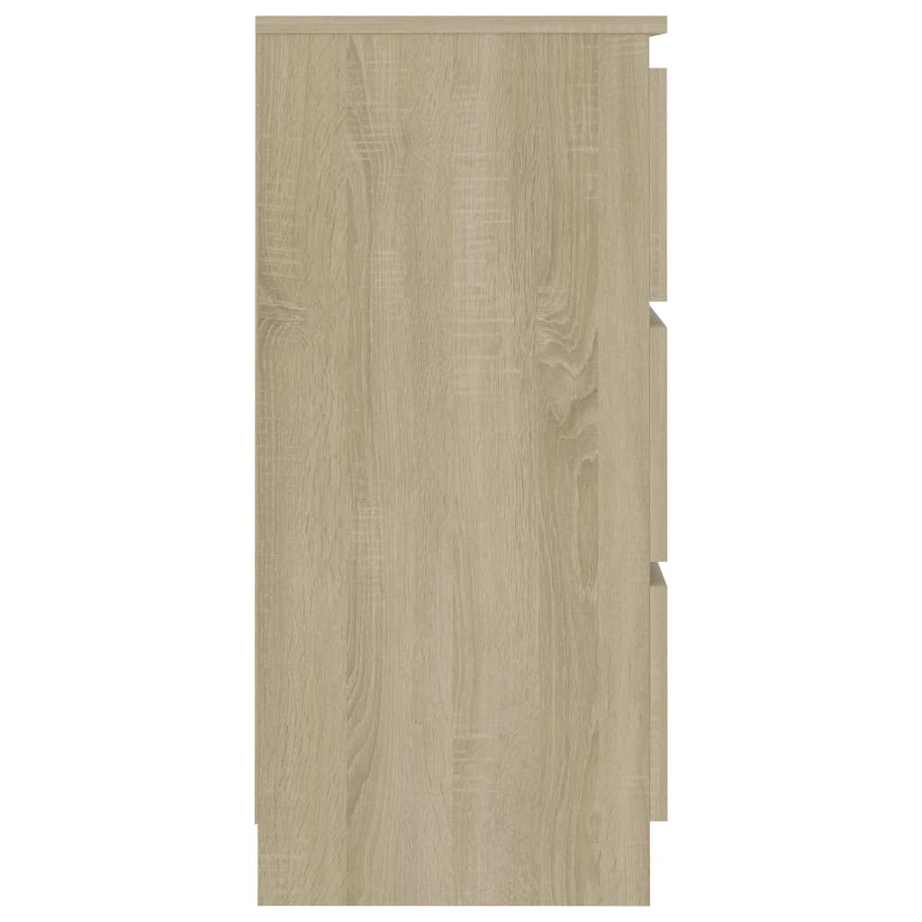 skænk 60x35x76 cm konstrueret træ sonoma-eg