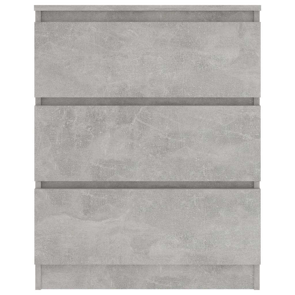 skænk 60x35x76 cm konstrueret træ betongrå
