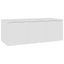 tv-bord 80x34x30 cm konstrueret træ hvid