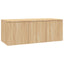 tv-bord 80x34x30 cm konstrueret træ sonoma-eg