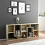 bogreol 67x24x161 cm konstrueret træ sonoma-eg