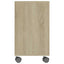 sidebord 70x35x55 cm konstrueret træ sonoma-egetræsfarvet