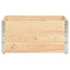 palleramme 3 stk. 80x120 cm  massivt fyrretræ