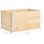 pallerammer 3 stk. 50x100 cm massivt fyrretræ