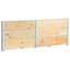 pallerammer 3 stk. 100x100 cm massivt fyrretræ
