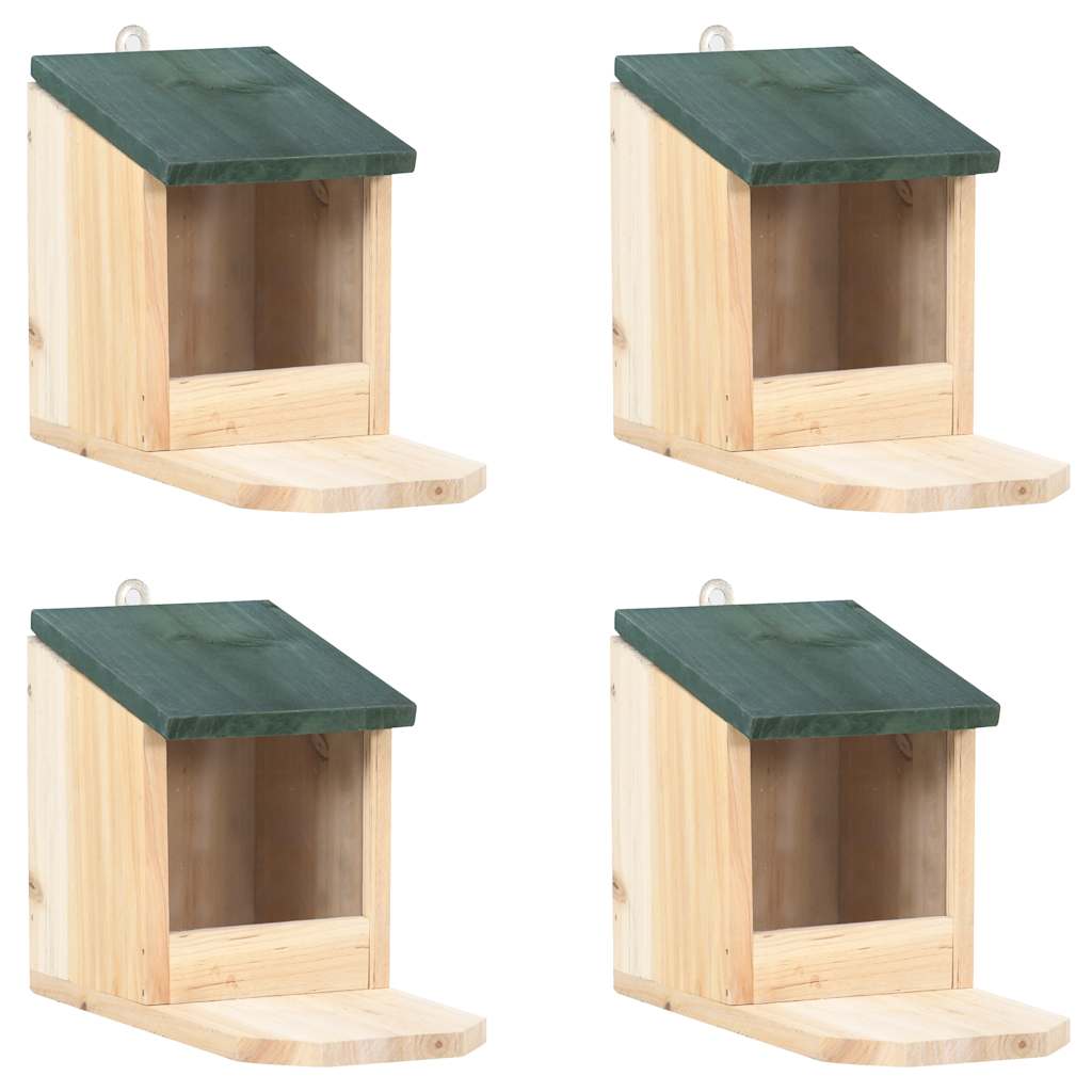 egernhuse 4 stk. fyrretræ billede