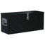 aluminiumskasse 80x30x35 cm sort