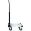 foldbar transportvogn 150 kg aluminium sølvfarvet