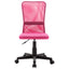 kontorstol 44x52x100 cm meshstof pink