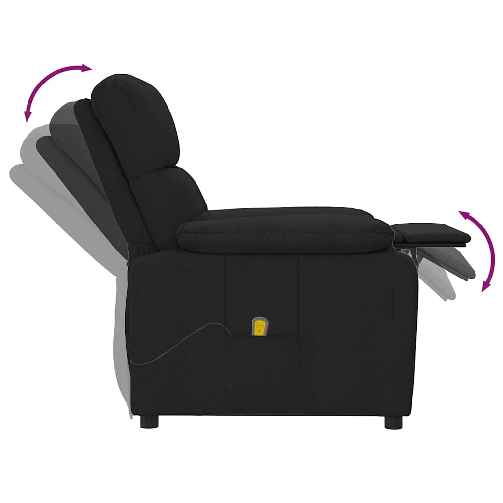 massagestol stof sort