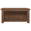 sofabord 68x68x33 cm massivt teaktræ