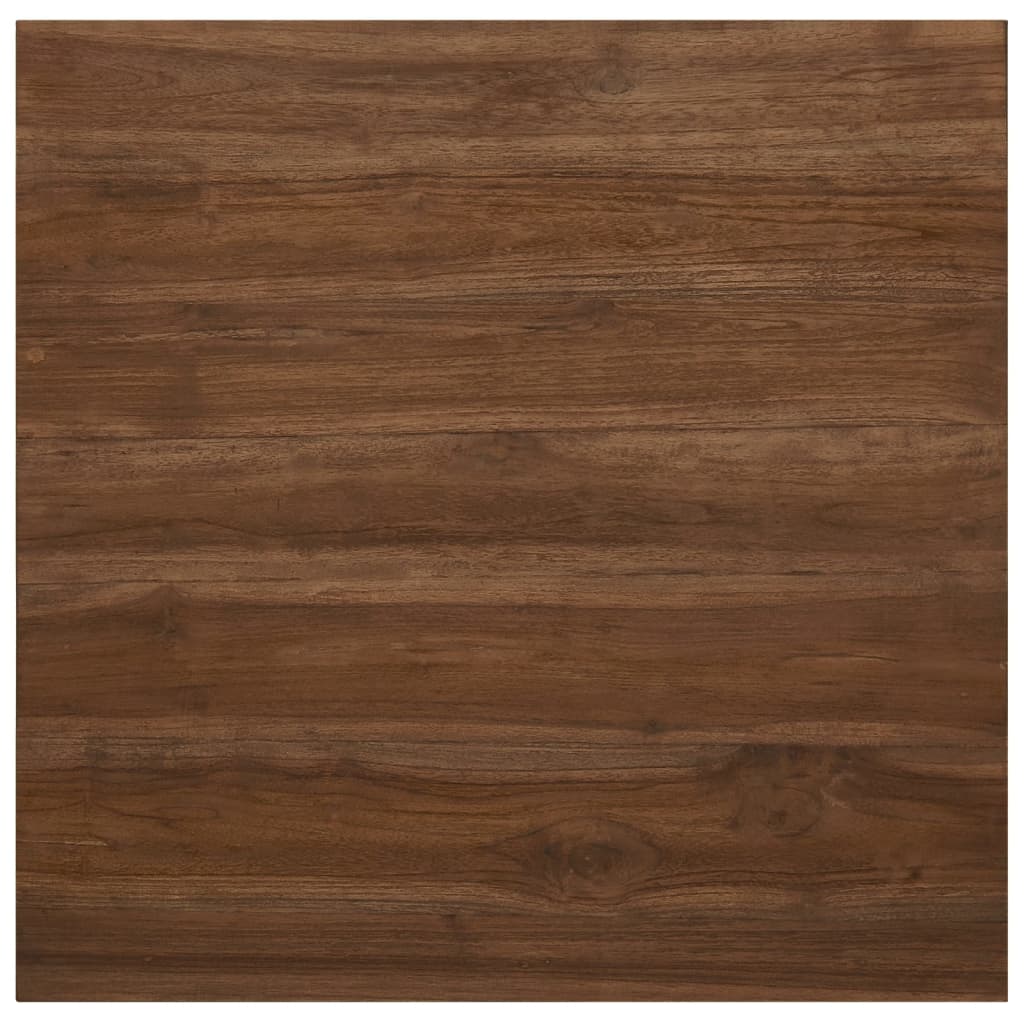 sofabord 68x68x33 cm massivt teaktræ