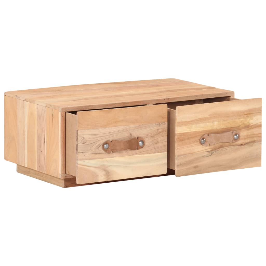 sofabord 90x50x35 cm massivt genbrugstræ