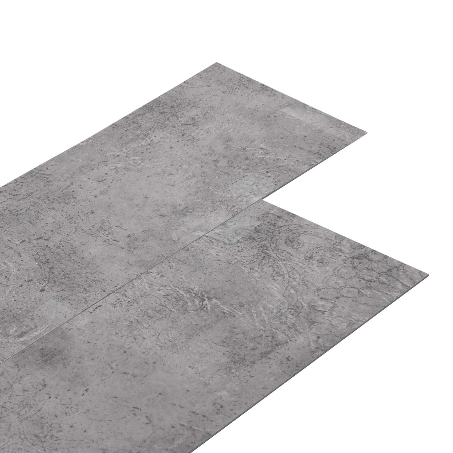 Gulvplanker 18 pcs Cement Brun 5,26 m² PVC