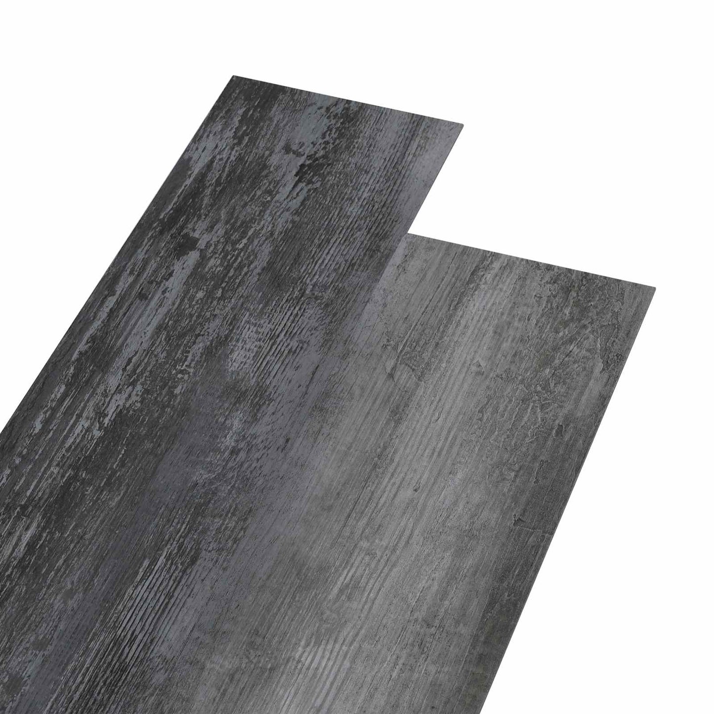 Selvklæbende Gulvplank 32 pcs Skinnende Grå 4,46 m² PVC