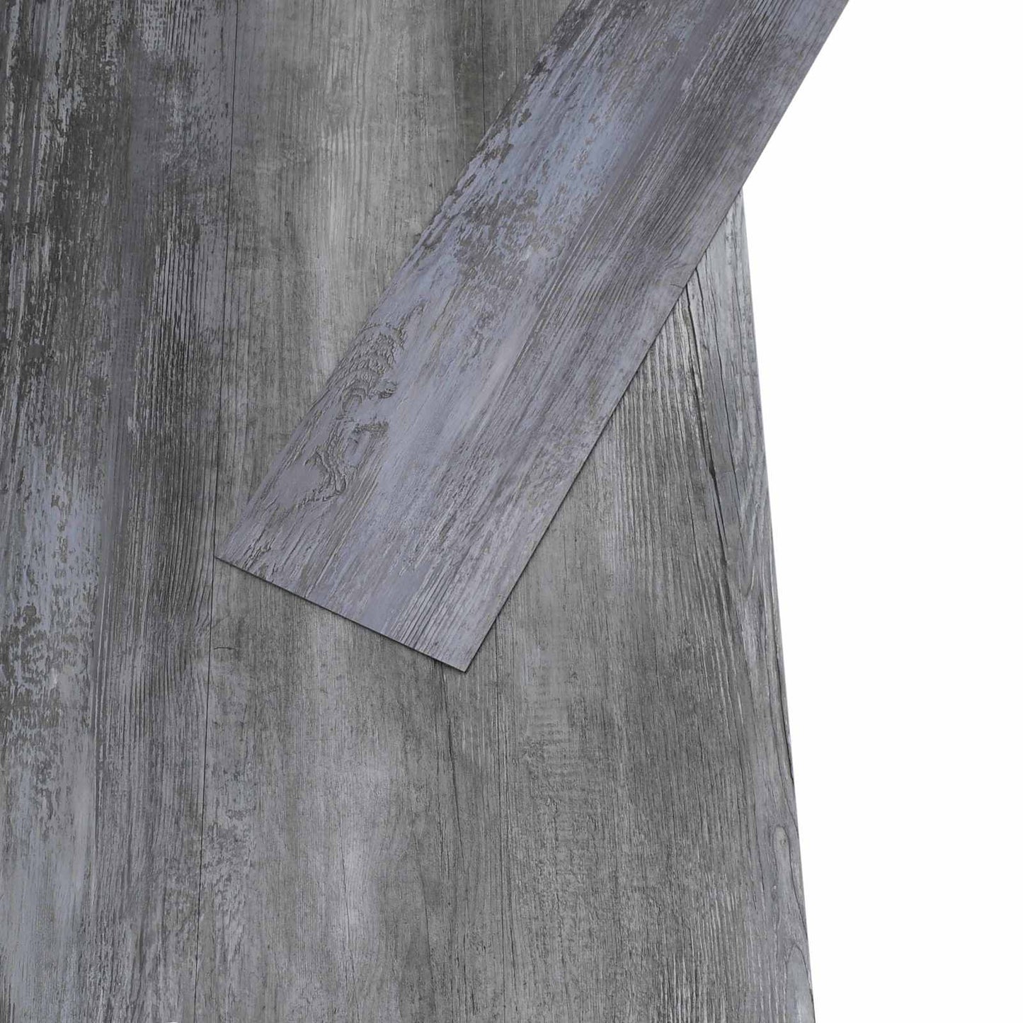 Selvklæbende Gulvplank 32 pcs Skinnende Grå 4,46 m² PVC