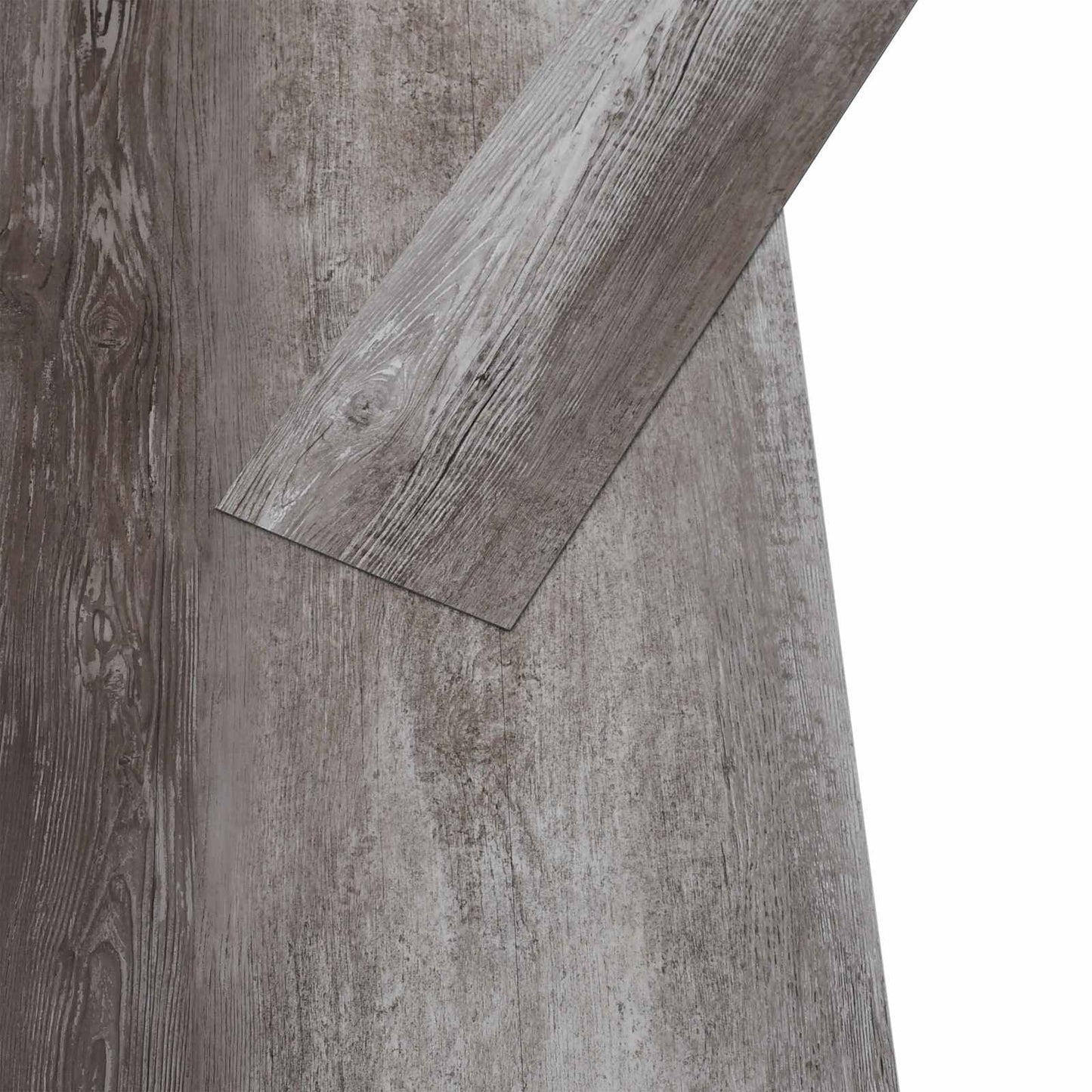 Selvklæbende Gulvplank 32 pcs Stribet Træ 4,46 m² PVC