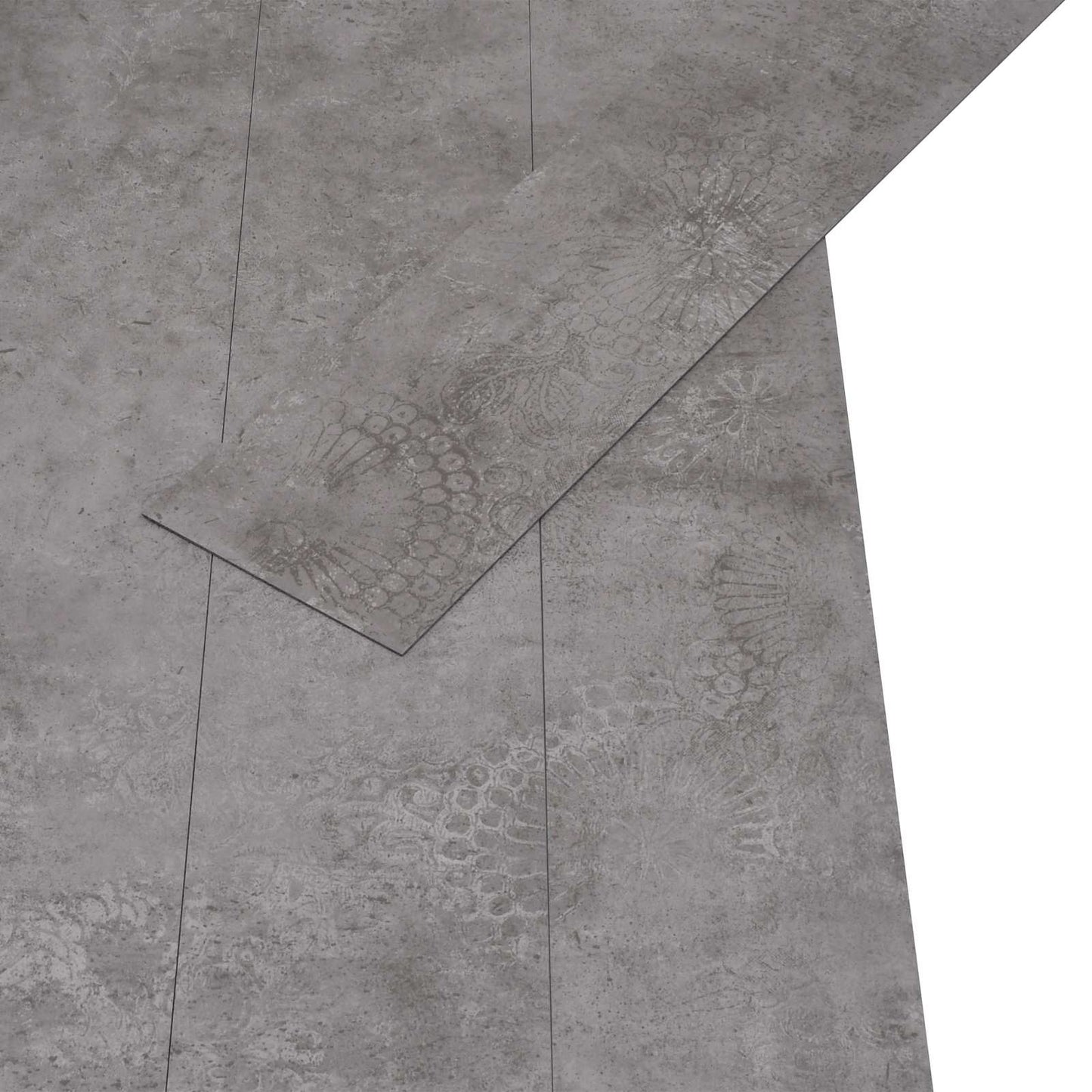 Gulvplanker 36 pcs BetonGrå 5,02 m² PVC