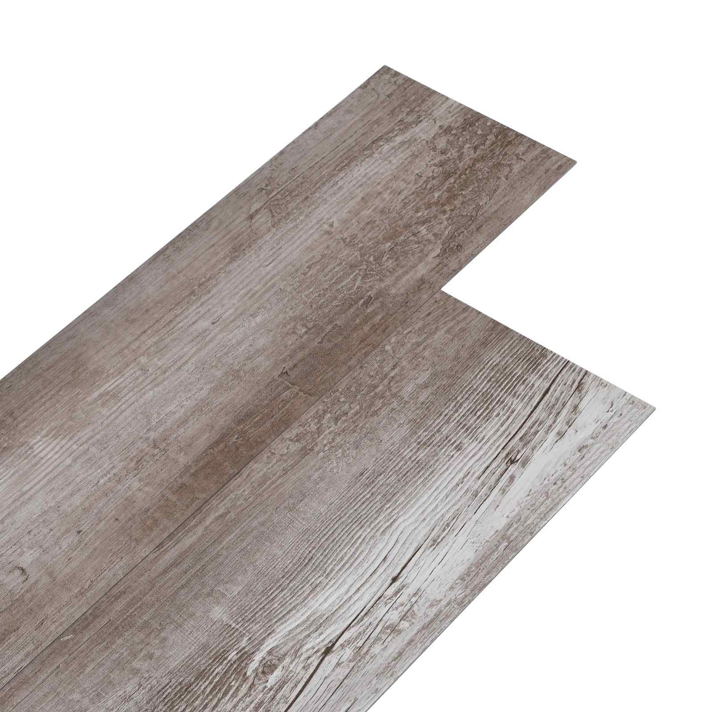 Gulvplanker 5,02 m² 36 pcs PVC Mat træ brun