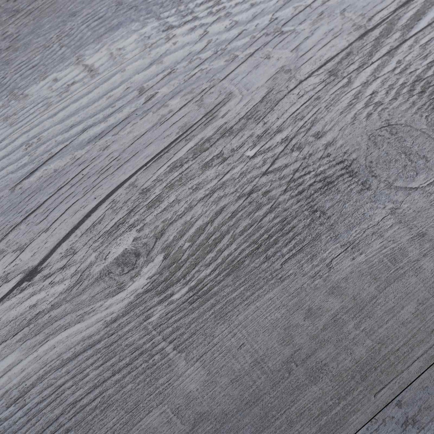 Gulvplanker 5,02 m² 36 pcs PVC Mat træ grå