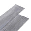 Gulvplanker 5,02 m² 36 pcs PVC Mat træ grå
