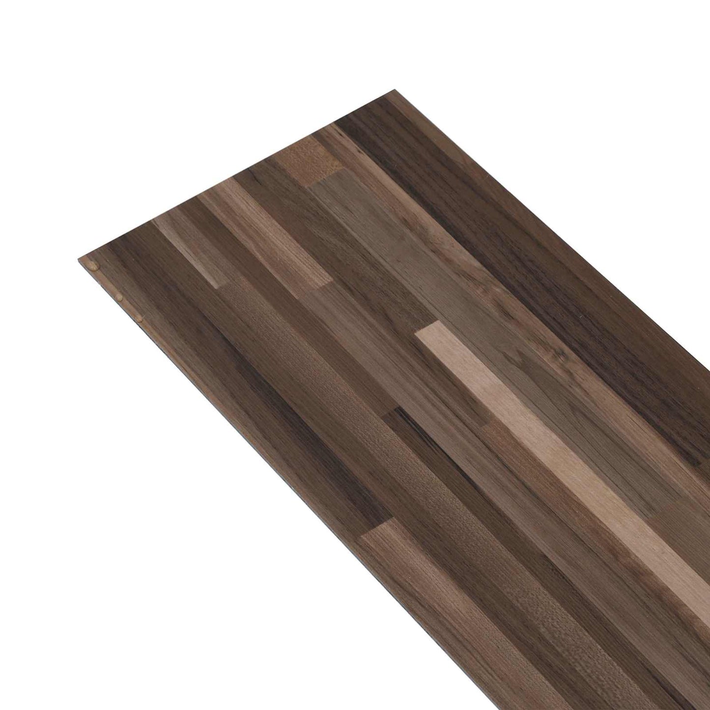 Gulvplanker 5,02 m² 36 pcs PVC Stribet brun