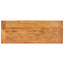 konsolbord 110x40x76 cm massivt akacietræ med honningfinish