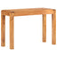 konsolbord 110x40x76 cm massivt akacietræ med honningfinish