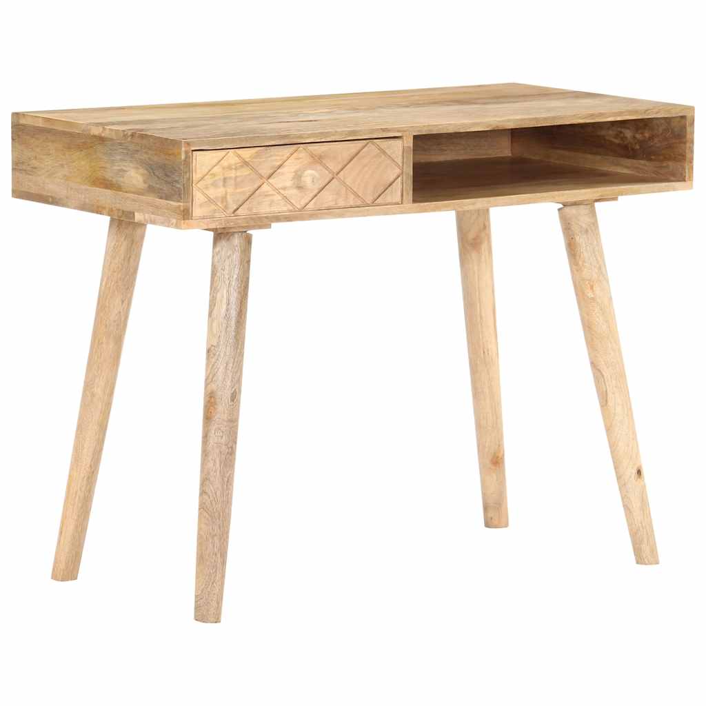 kosmetikbord 100x50x76 cm massivt mangotræ