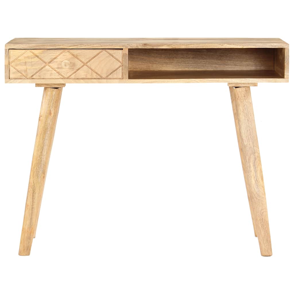 kosmetikbord 100x50x76 cm massivt mangotræ