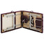 foldbart massagebord 3 zoner aluminium lilla